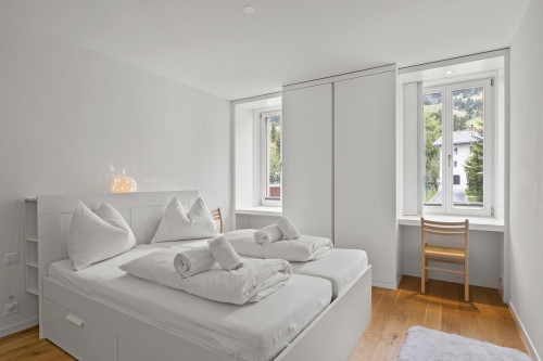 Schlafzimmer 1 mit Doppelbett