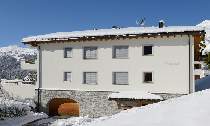 Hausansicht Winter