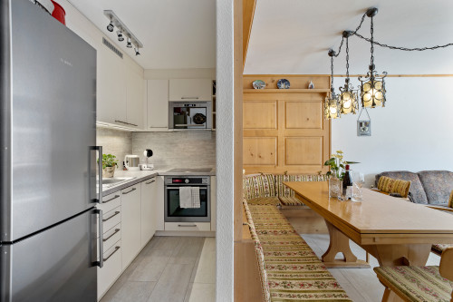 Wohnungsausschnitt Küche/Essbereich