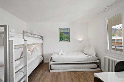 Schlafzimmer 2 mit Stockbett und Einzelbett